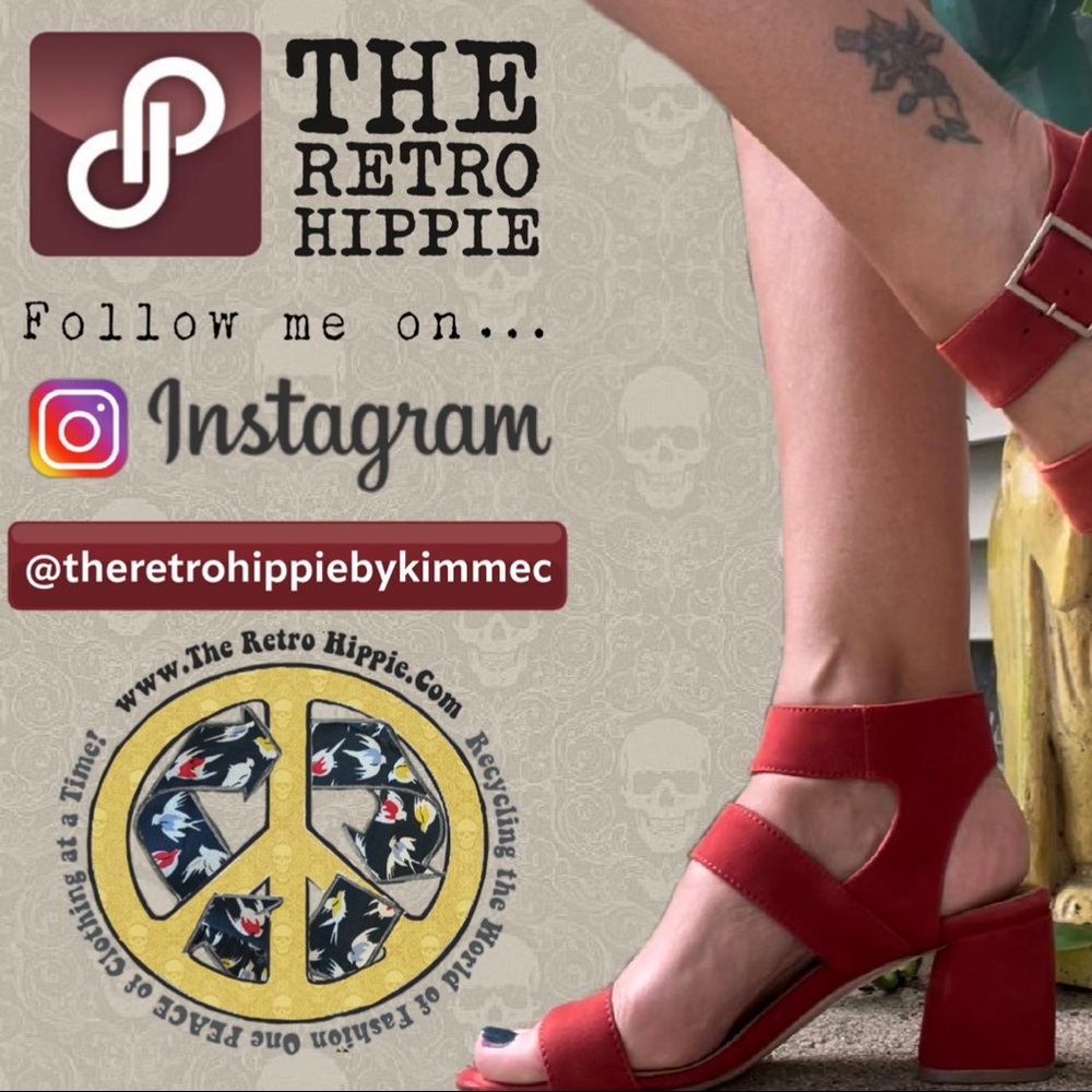 Rust Red Suede Sandals - Picture 4 of 17